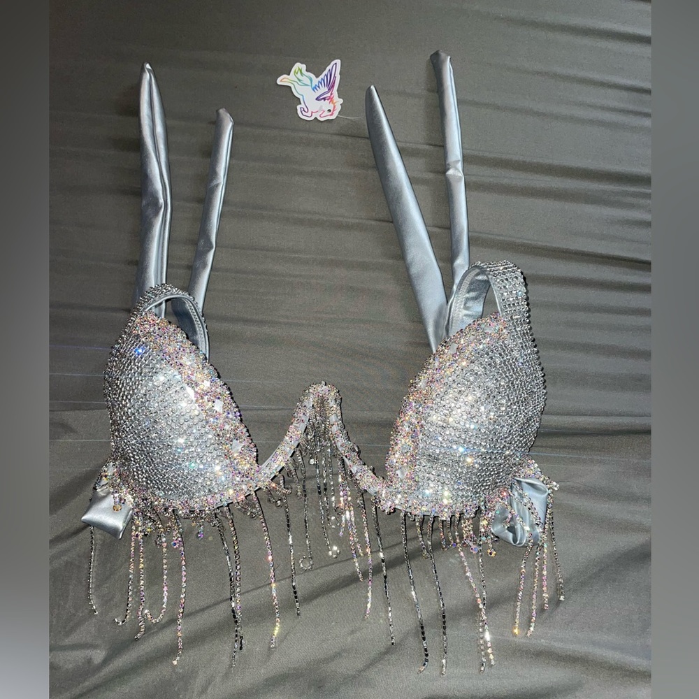 Silver Rhinestone Set - Picture 2 of 2